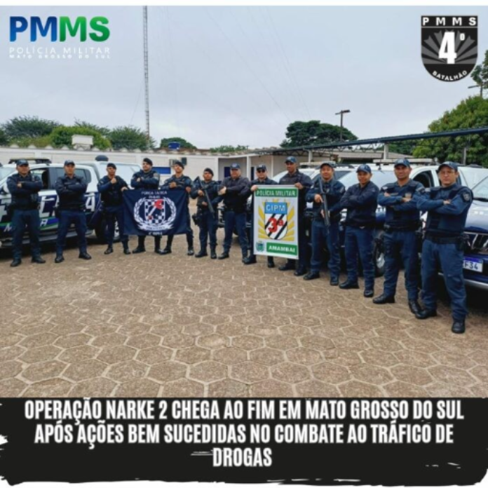 La Operación Narke 2 llega a su fin en Mato Grosso do Sul tras exitosas acciones en la lucha contra el narcotráfico